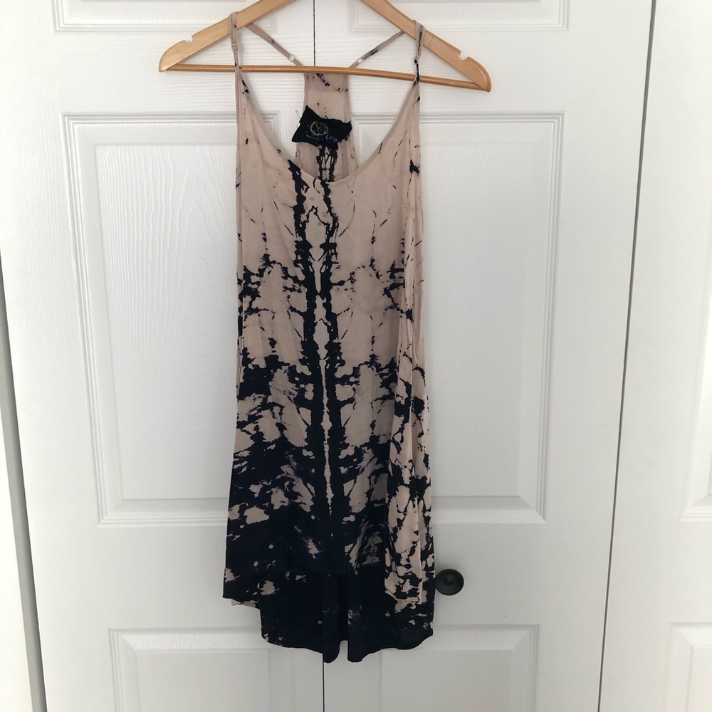 Blue Life Tie-Dye Dress